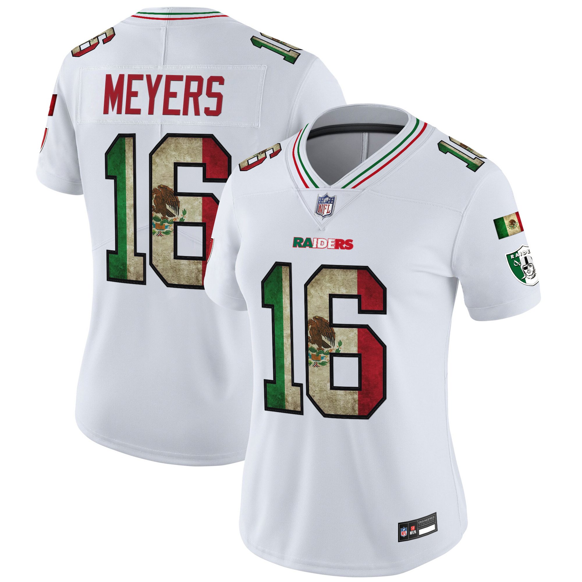 Women's Las Vegas Raiders Mexico Vapor Limited Jersey - All Stitched