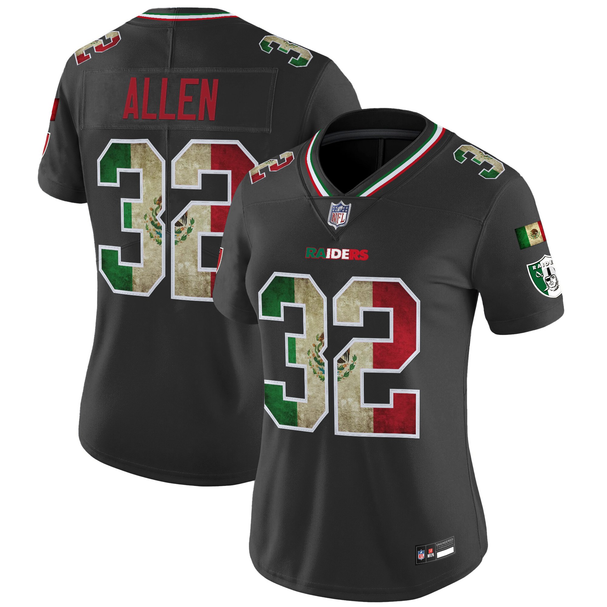Women's Las Vegas Raiders Mexico Vapor Limited Jersey - All Stitched
